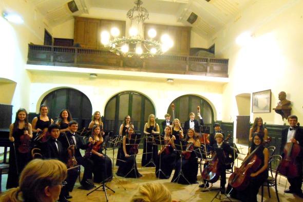 St. Paul's Episcopal Chamber Orchestra at a performance in Austria