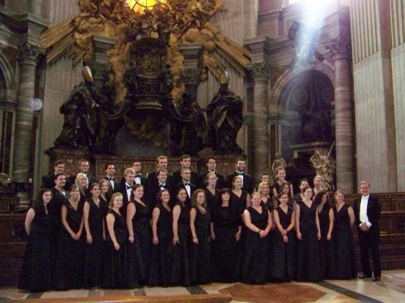 Rowan University Concert Choir in St. Peter's Basilica