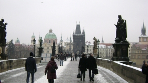 View of Prague from the Charles Bridge